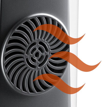Olejový elektrický radiátor TRH 22 E s ventilátorom 