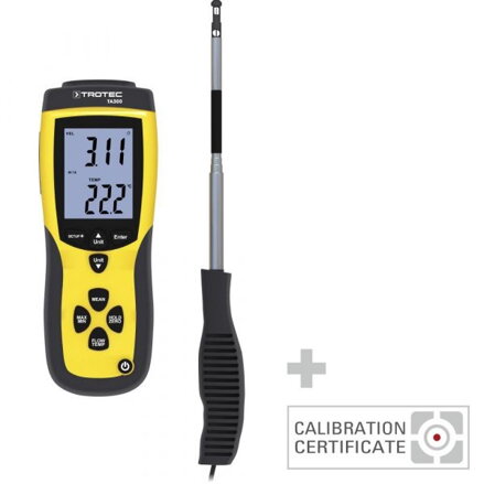 Anemometer TA300 rovná sonda vrátane kalibračného certifikátu