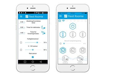 Lokálna rekuperačná jednotka Flexit Roomie DUAL WiFi