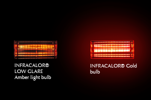 Krátkovlnný lineárny infražiarič Heliosa HD11 Amber Light 