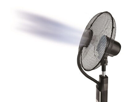Dezinfekčný a ochladzovací ventilátor TKG VT 1026 s rozprašovaním antivirotika.